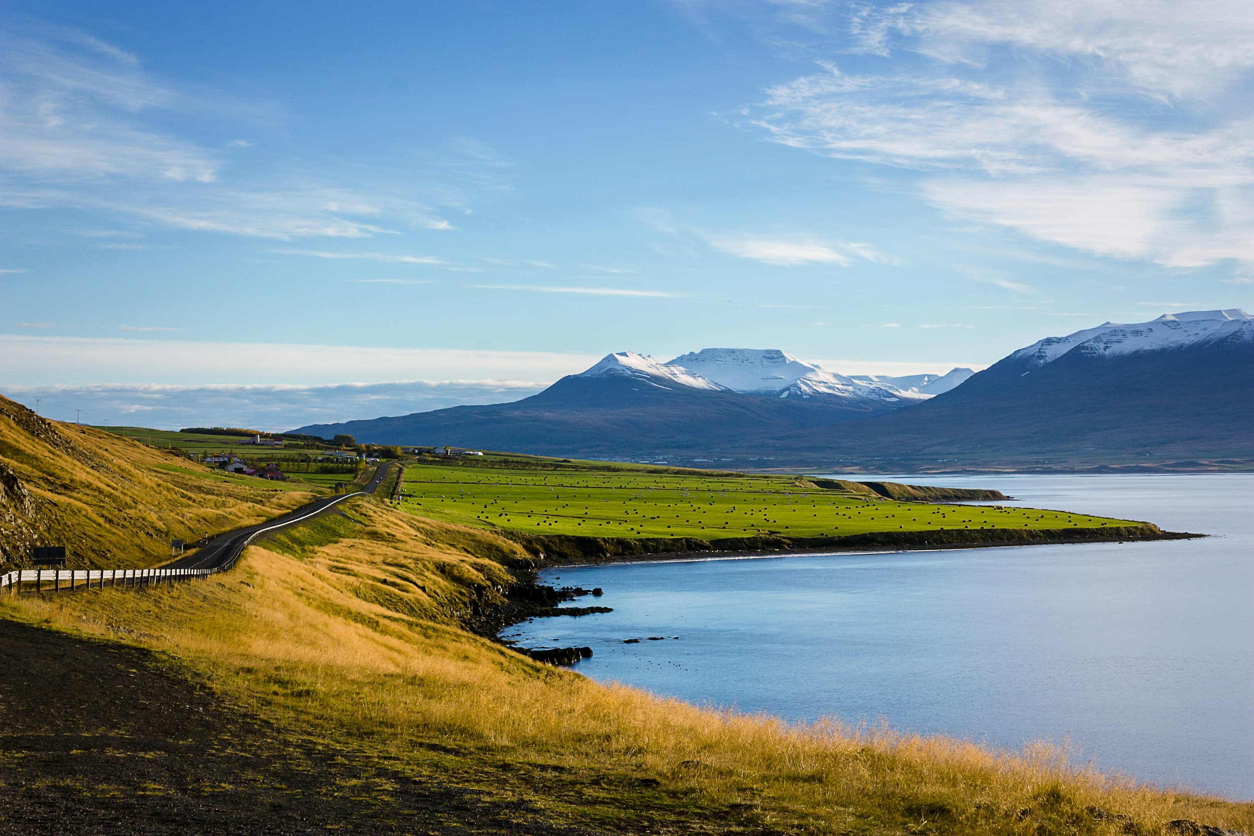 Iceland landscape during winter